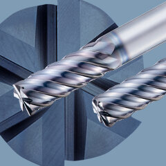 Carbide End Mill for high-hardness Steels