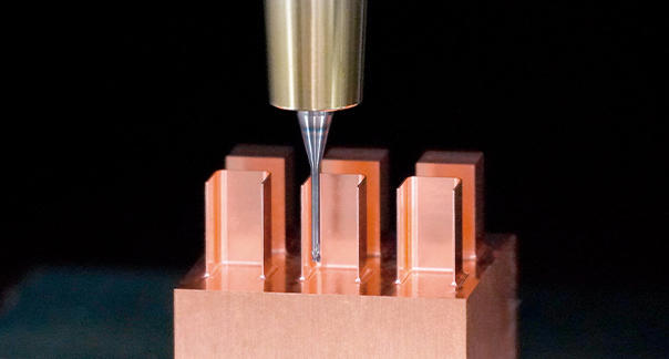 銅電極用DLC超硬エンドミル 高能率仕上げ用ロングネックラジアスタイプ2