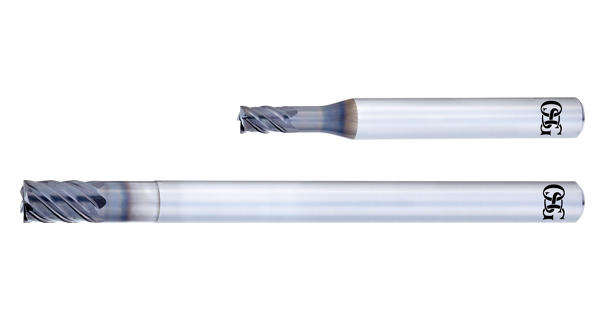 フルオーダー OSG 超硬ラジアスエンドミル 3刃 銅・アルミ合金用 刃径14mm シャンク径12mm 8532149  CA-MFE-14XR3(8532149) オーエスジー(株)
