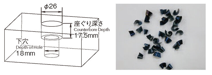 S50Cの座ぐり加工2